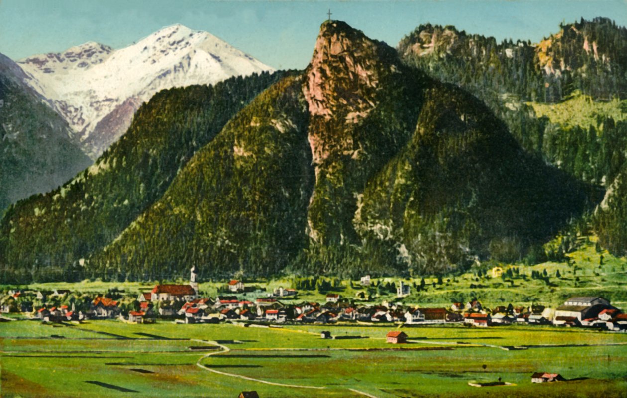 Oberammergau, Baijeri, Saksa 1922. tekijältä Lorenz Fränzl