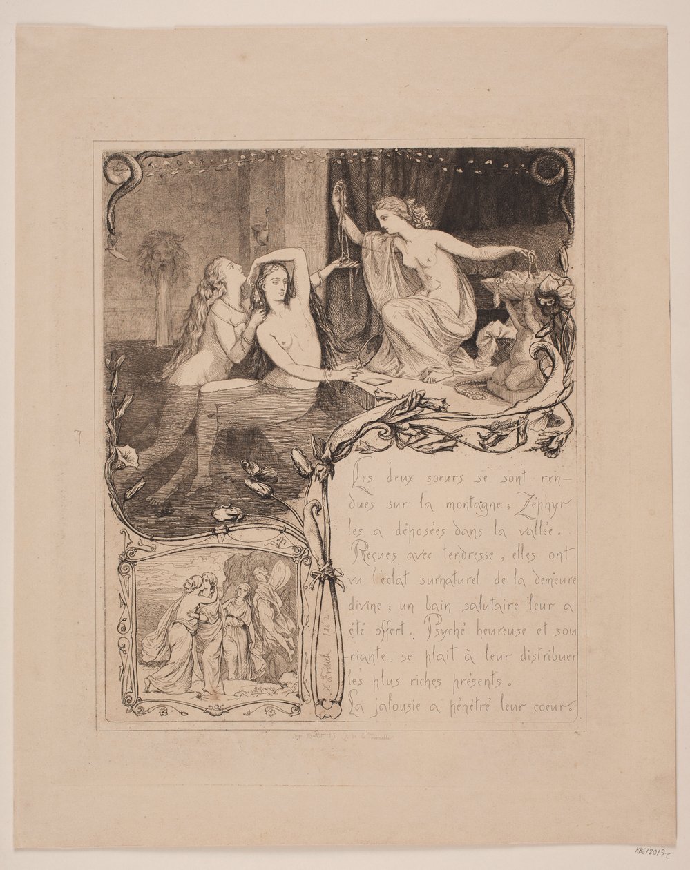 Kuva nro 7 asti "Cupid and Psyche" tekijältä Lorenz Frølich