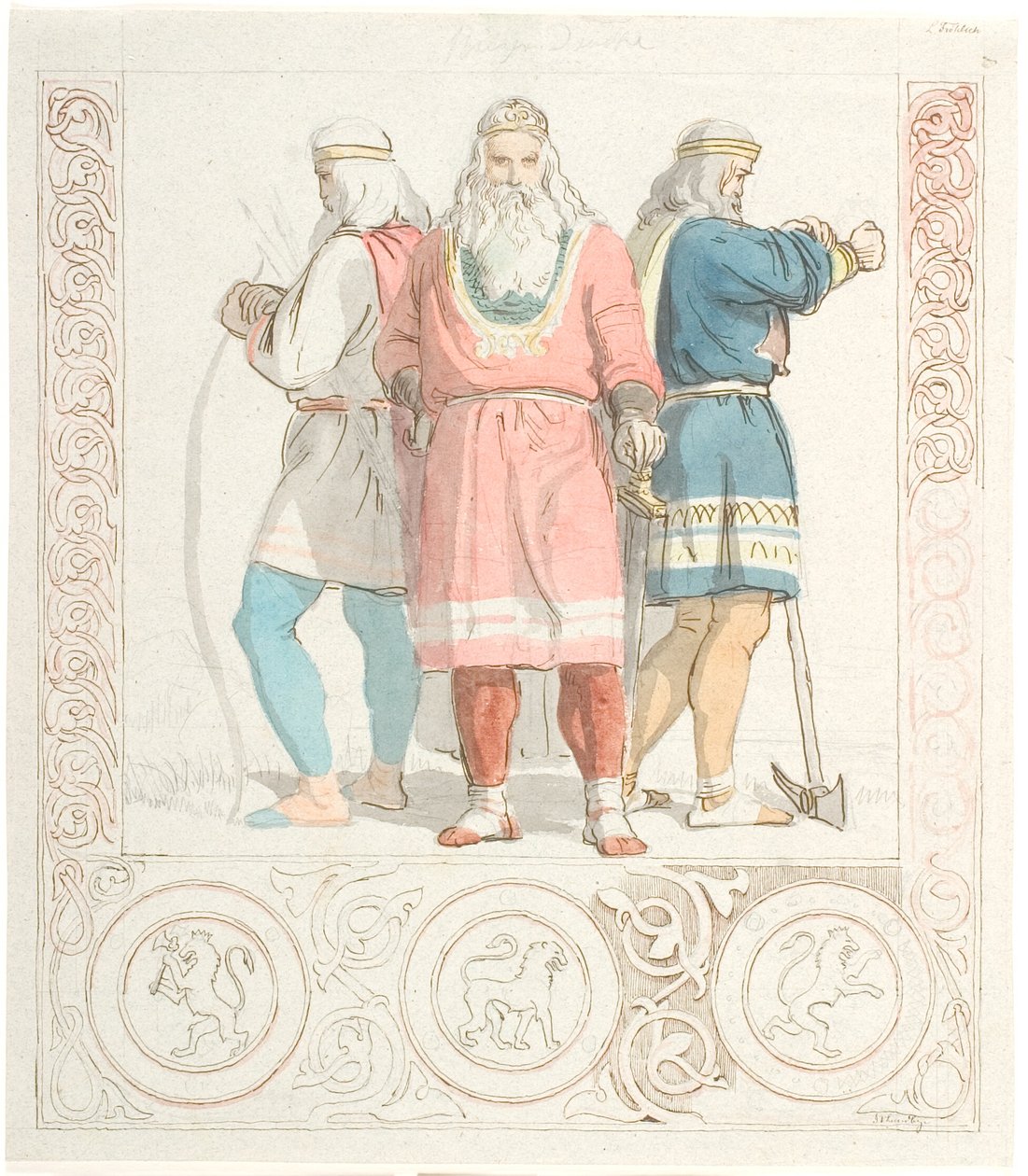 Ørvarodd, Holger Danske, Stærkodder tekijältä Lorenz Frølich