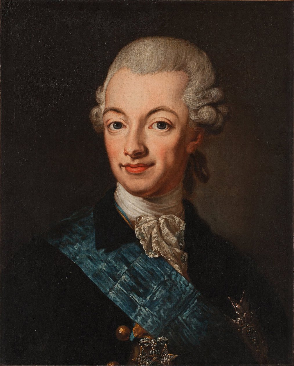 Kustaa III:n muotokuva Ruotsista, n. 1790 tekijältä Lorenz II Pasch