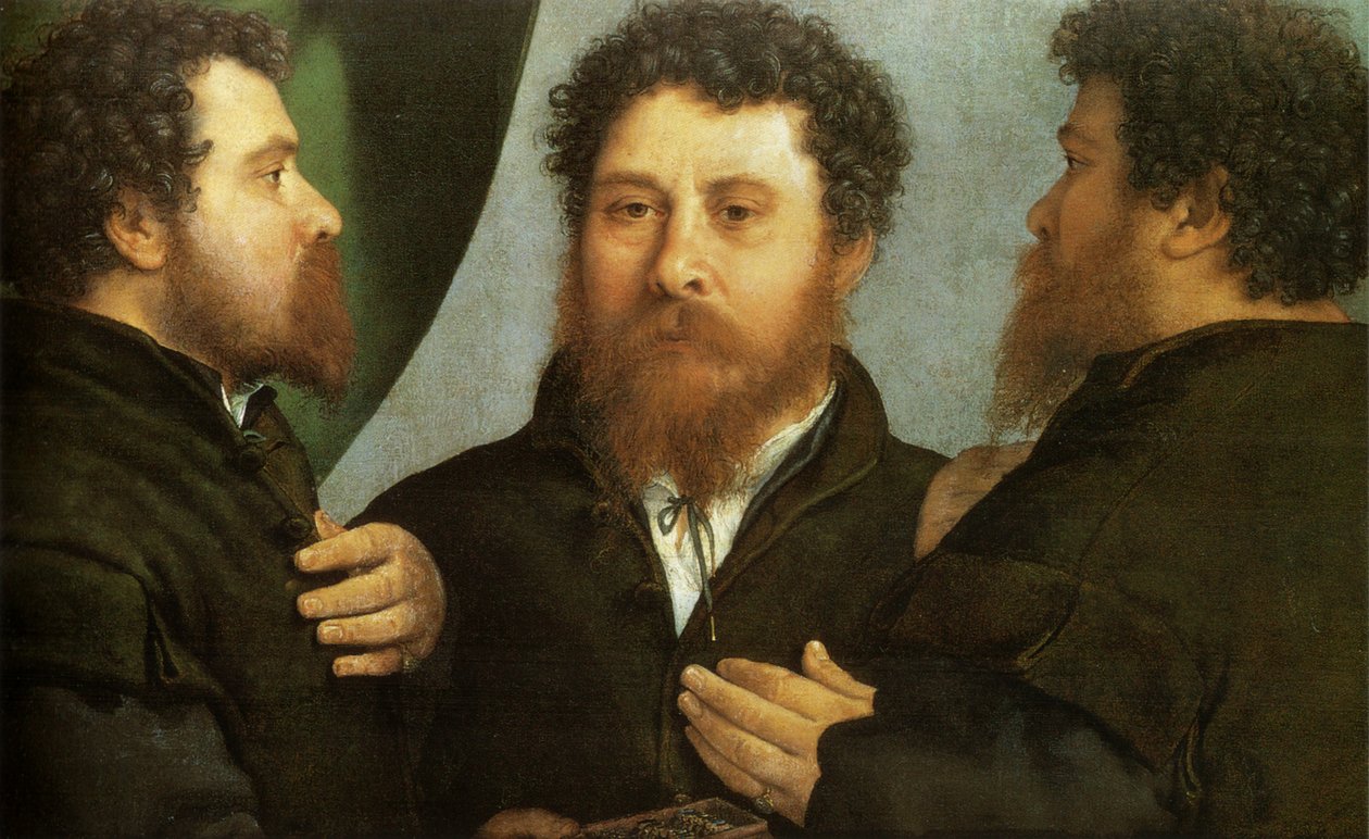 Kultaseppä kolmesta suunnasta nähtynä tekijältä Lorenzo Lotto