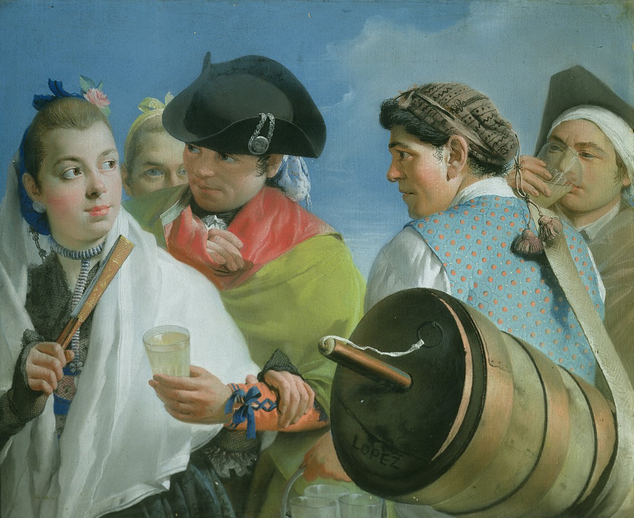 Limonadin myyjä tekijältä Lorenzo Baldissera Tiepolo