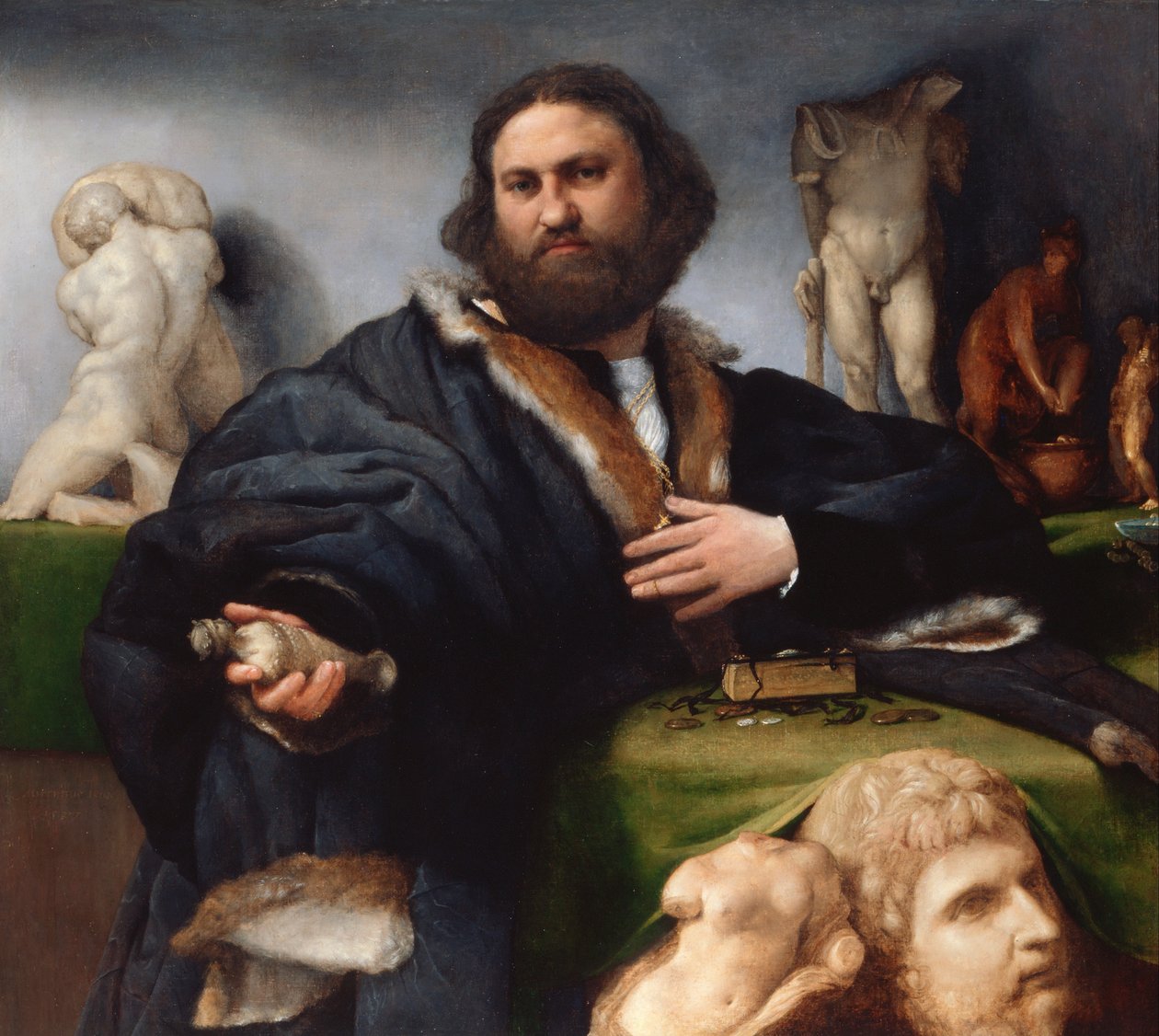 Andrea Odoni (1488-1545) tekijältä Lorenzo Lotto