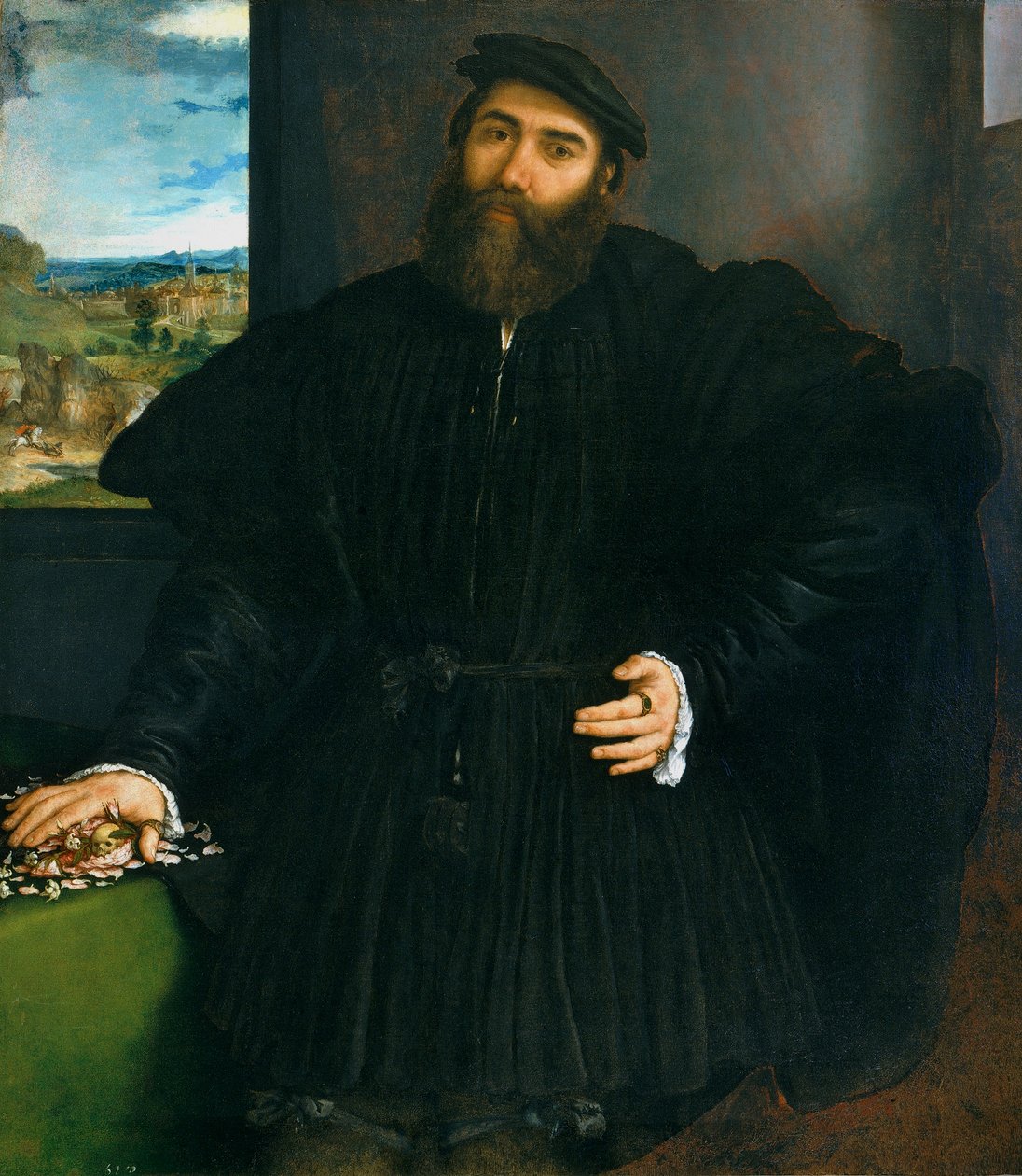 Lesken Mercurio Buan muotokuva, n. 1535 tekijältä Lorenzo Lotto