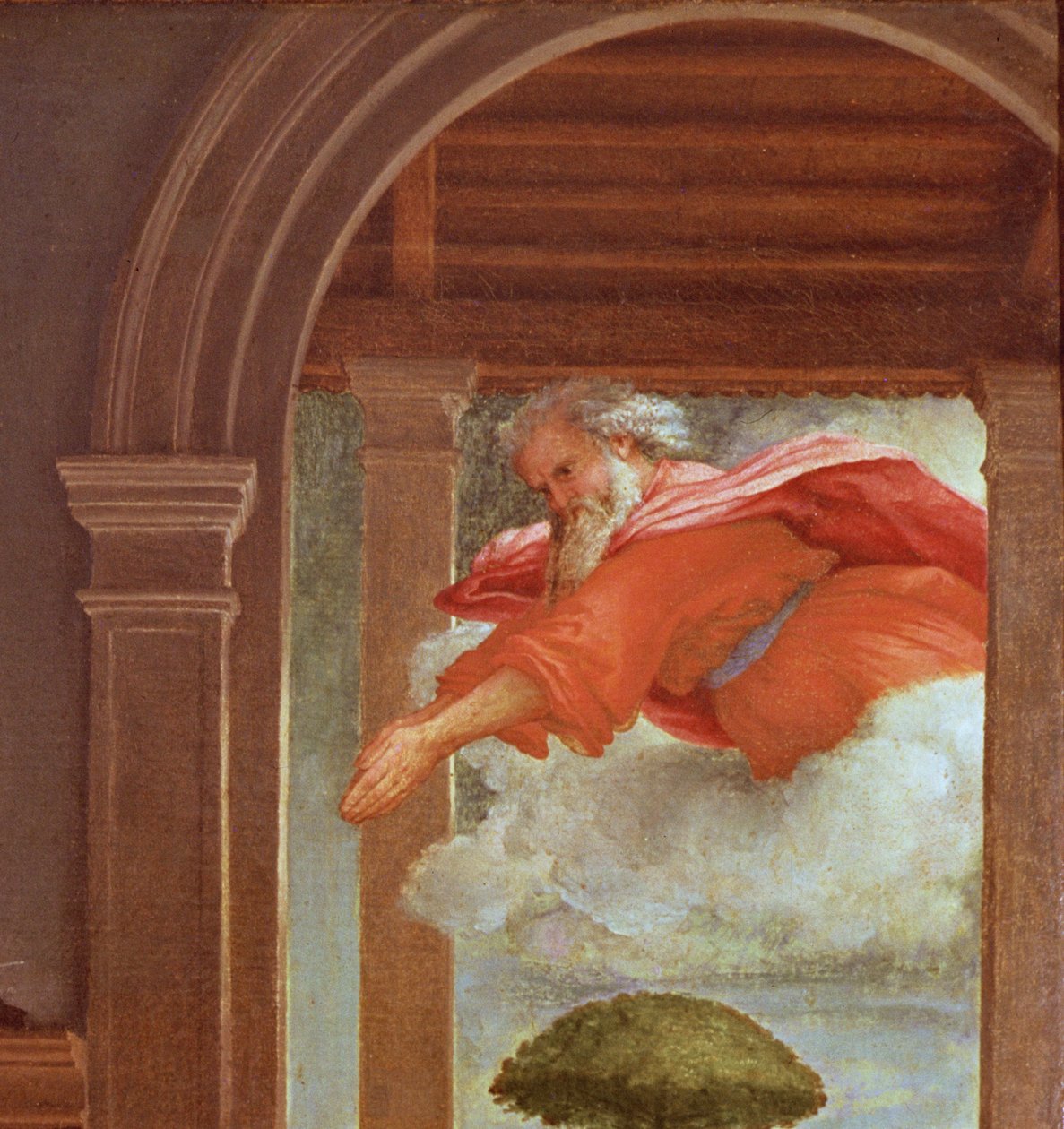 The Annunciation, n. 1534-35 (yksityiskohta 215996) tekijältä Lorenzo Lotto