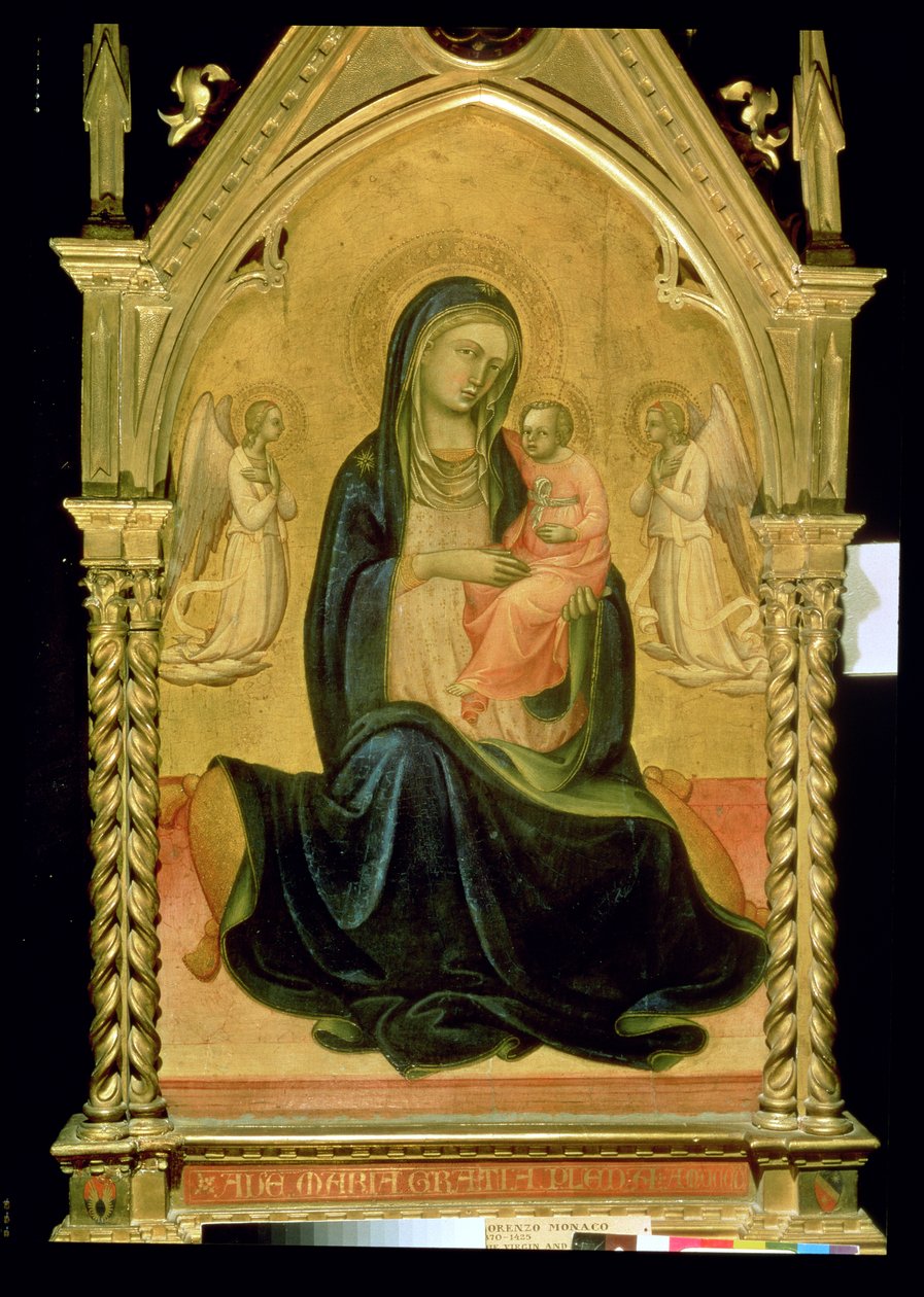 Madonna ja lapsi, 1400 tekijältä Lorenzo Monaco