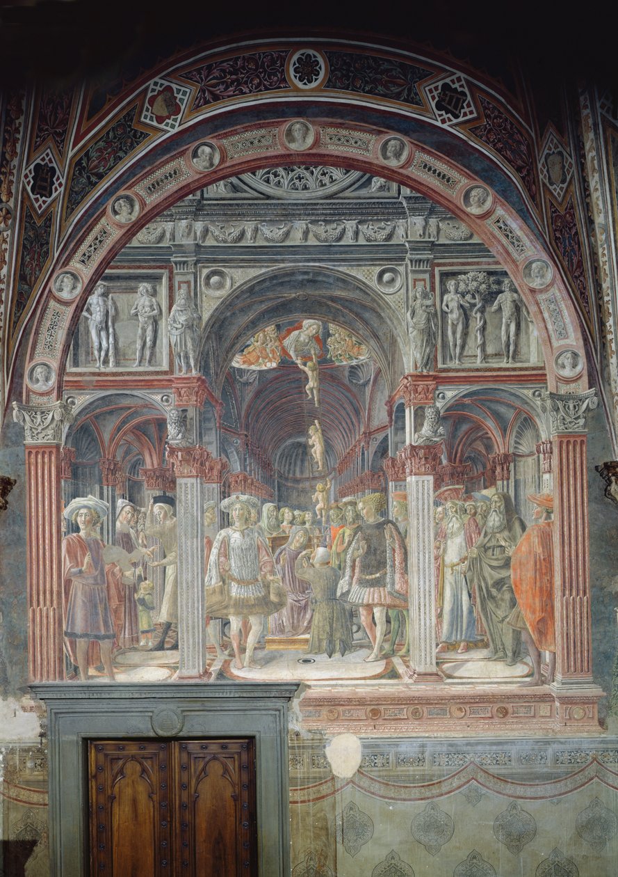 Portaat taivaaseen, 1441 tekijältä Lorenzo di Pietro Vecchietta