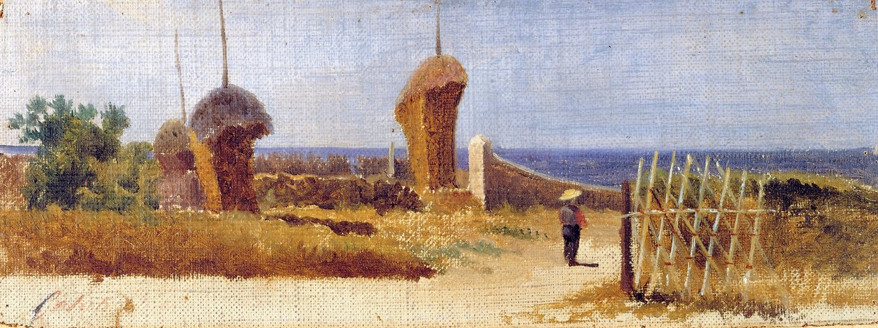 Castiglioncello, noin 1862-63 (öljy kankaalle ja pahville). tekijältä Lorenzo Gelati