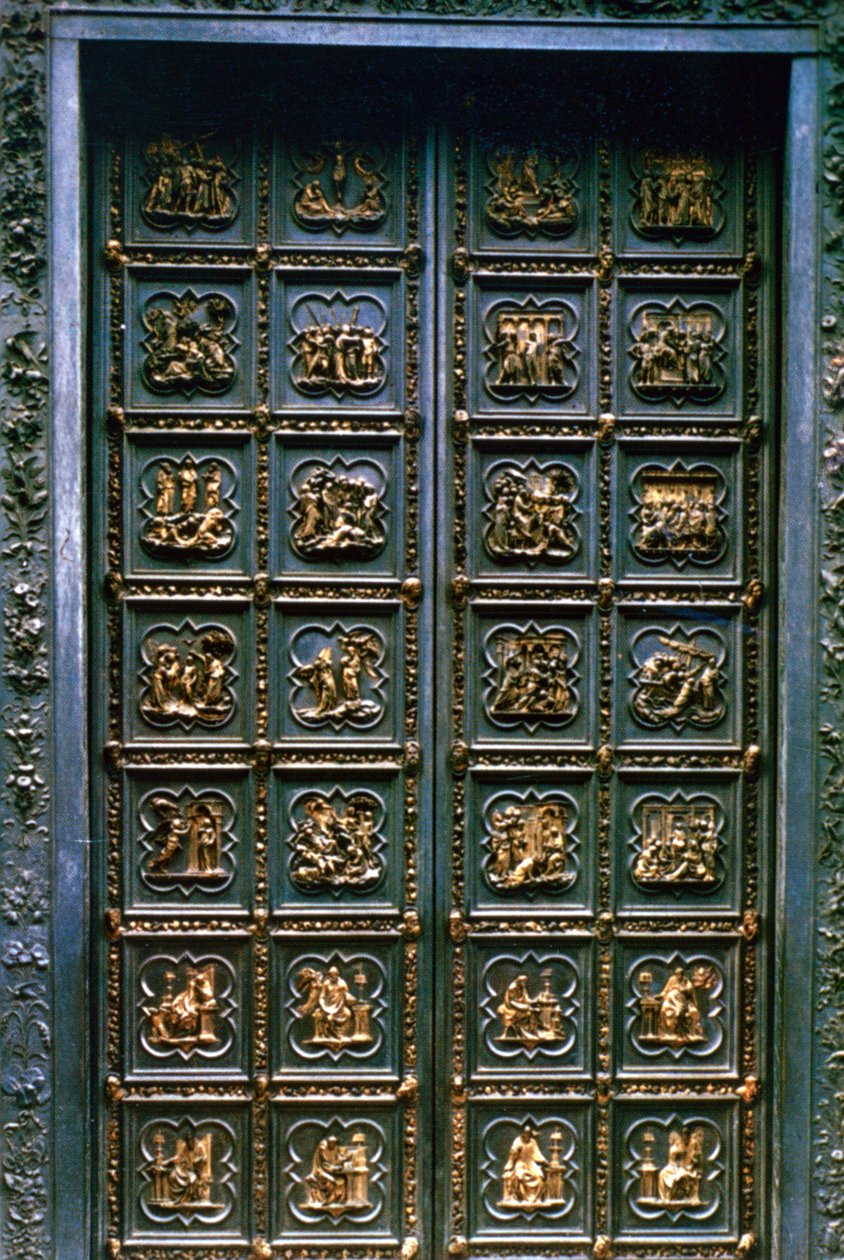 San Giovannin kastekappelin pohjoisovet, 1403-1424 tekijältä Lorenzo Ghiberti