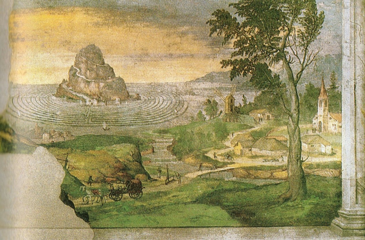 Olympos, jota ympäröi labyrintti... tekijältä Lorenzo Leonbruno