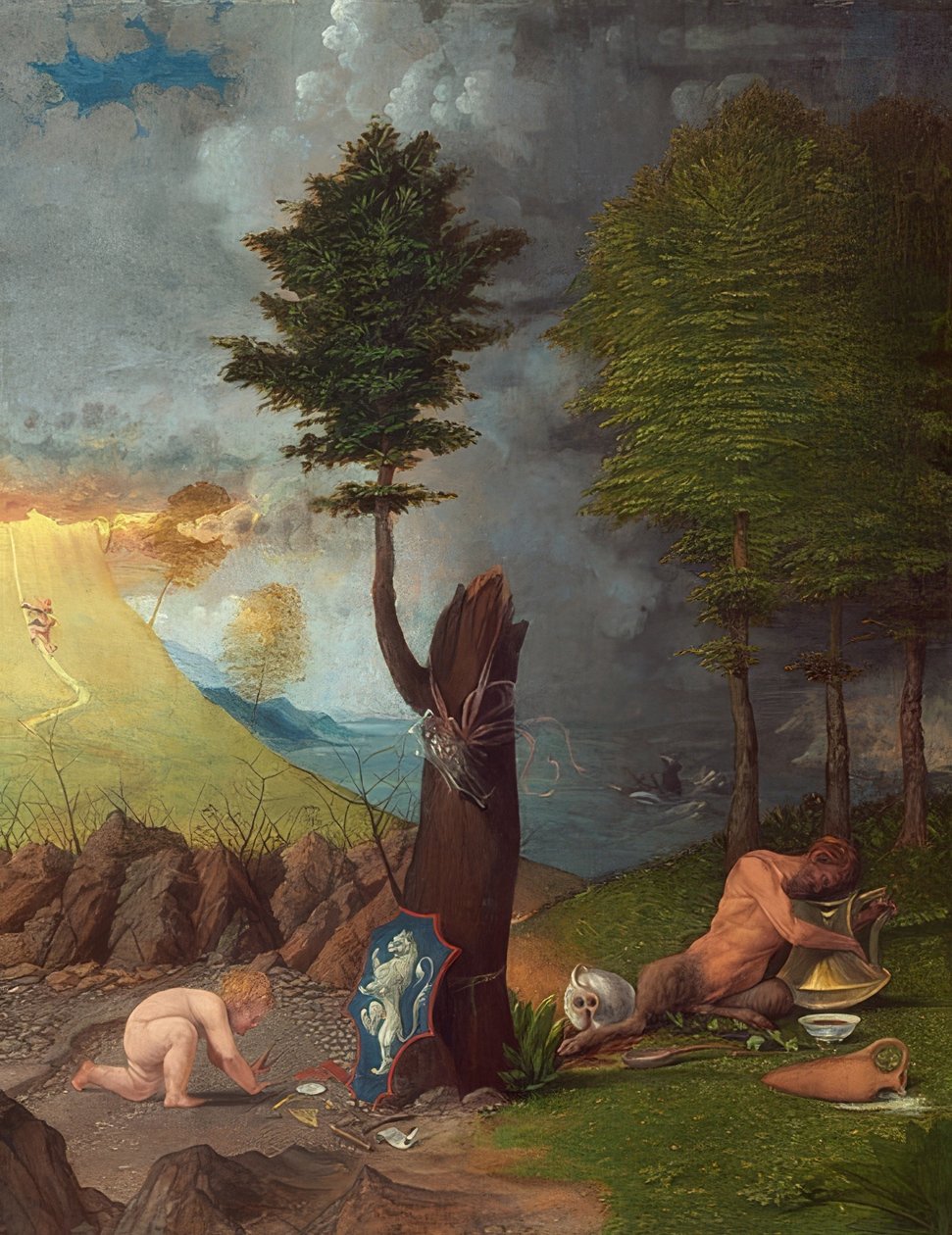 Allegoria hyveestä ja paheesta. 1505 tekijältä Lorenzo Lotto