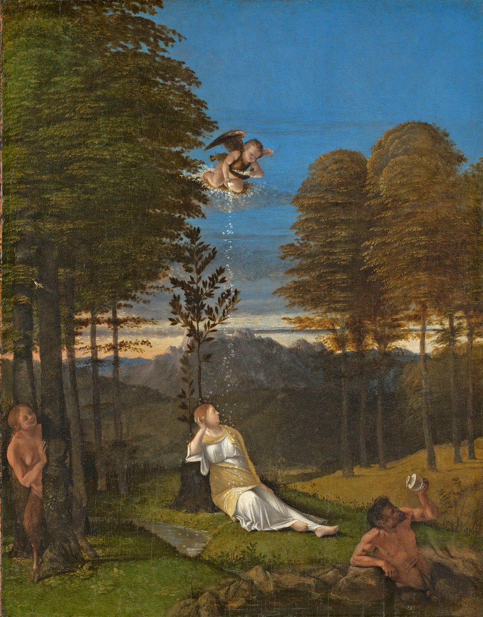 Allegoria siveydestä, c. 1505 (öljy paneelissa) tekijältä Lorenzo Lotto