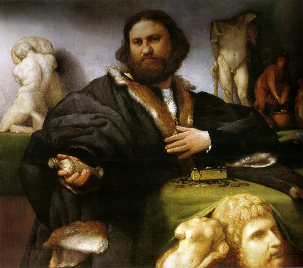 Andrea Odoni (1488-1545) tekijältä Lorenzo Lotto