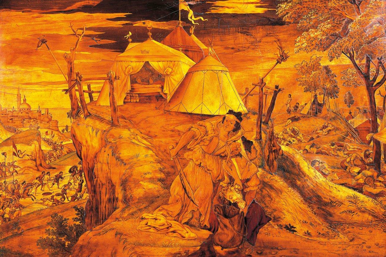 Judith ja Holofernes, Lorenzo Lotto suunnittelema upote tekijältä Lorenzo Lotto