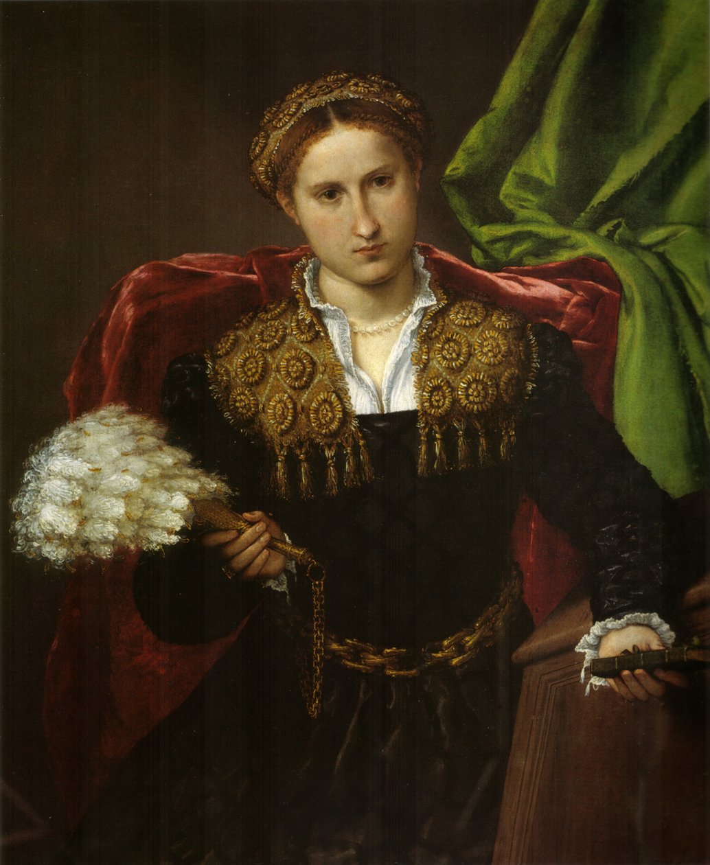 Muotokuva Laura da Polasta, Febo da Brescian vaimosta. tekijältä Lorenzo Lotto