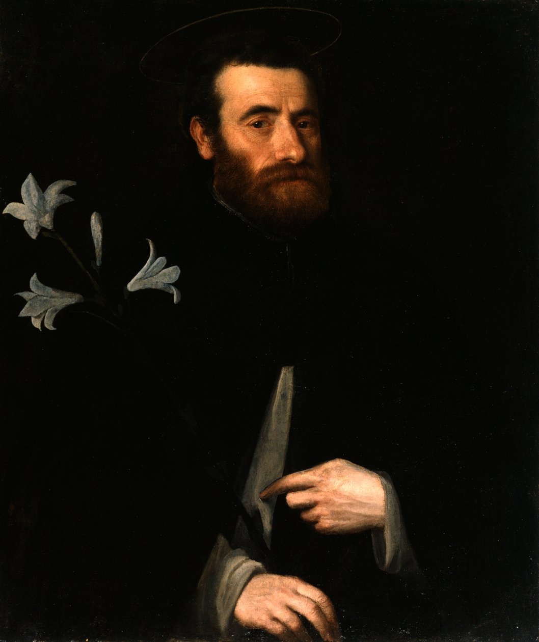 Fra Lorenzo da Bergamon muotokuva tekijältä Lorenzo Lotto