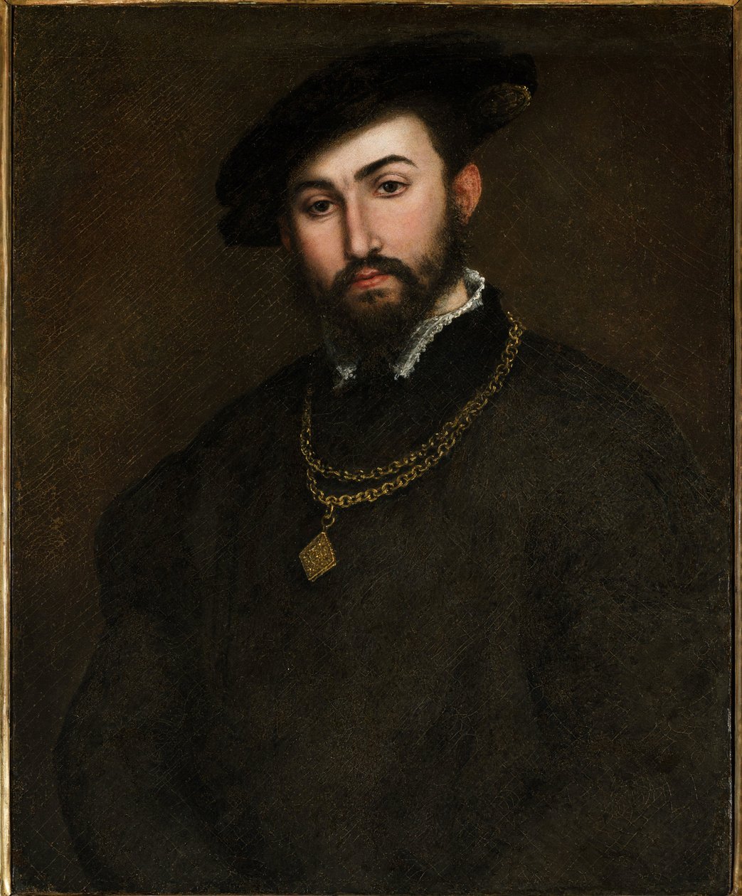Girolamo degli Azzoni Avogaron (1467-1519) muotokuva Lotto, Lorenzo (1480-1556). Öljy kankaalle, koko: 67x52, 1500-luvun ensimmäinen puolisko, Fondazione Cini, Venetsia tekijältä Lorenzo Lotto
