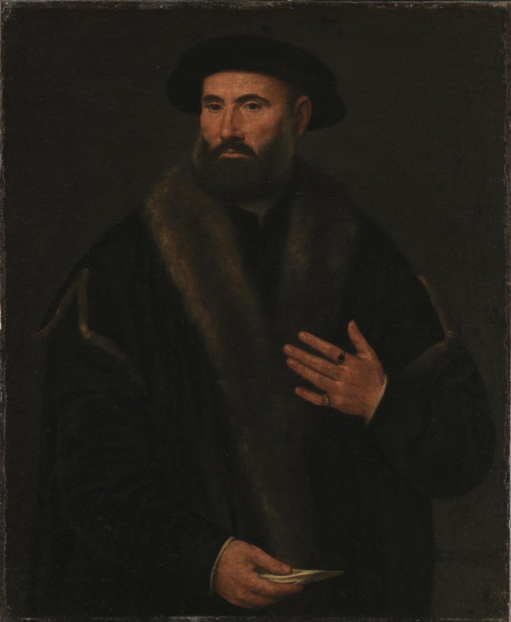 Miehen muotokuva tekijältä Lorenzo Lotto