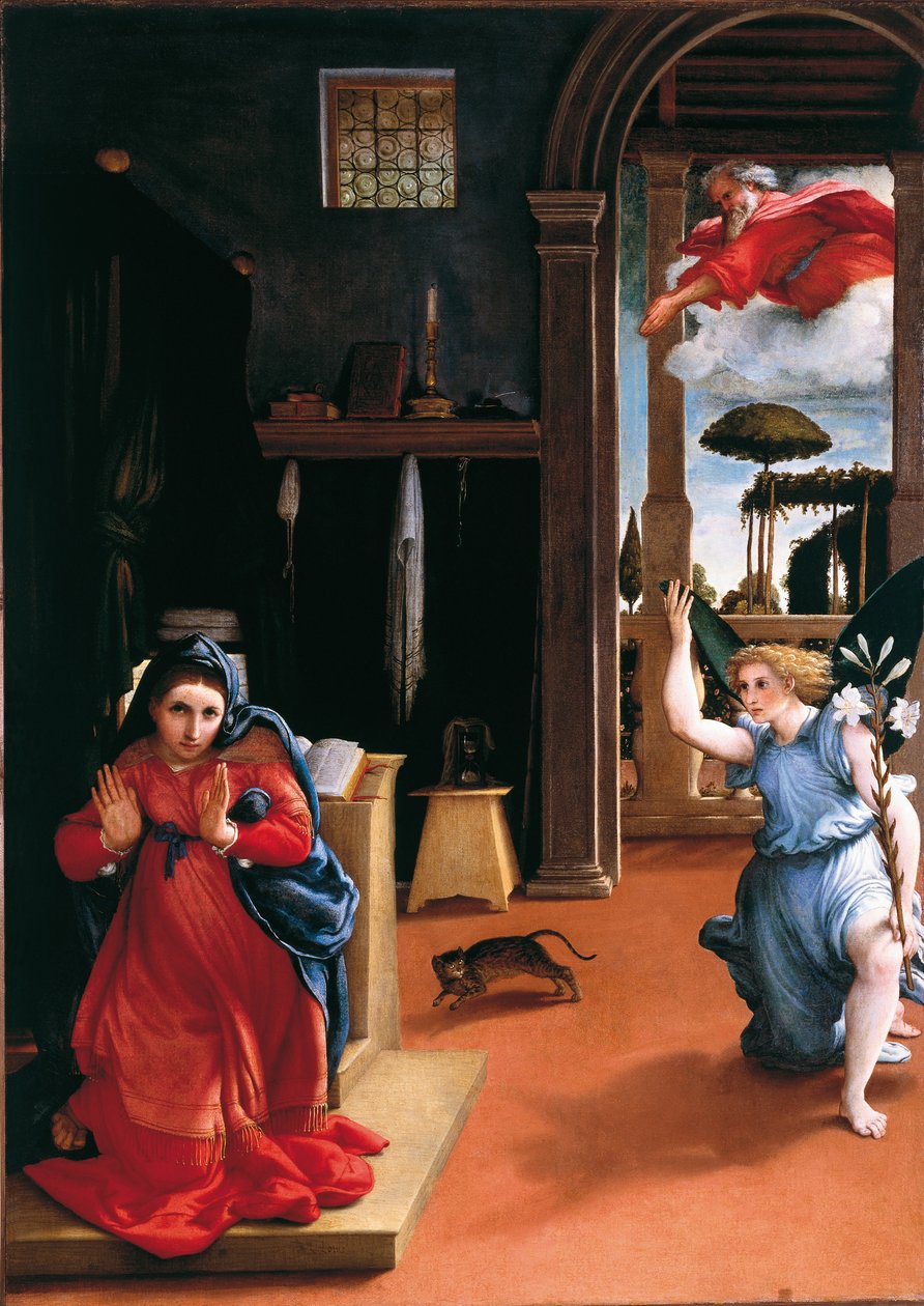 Recanati Annunciation tekijältä Lorenzo Lotto