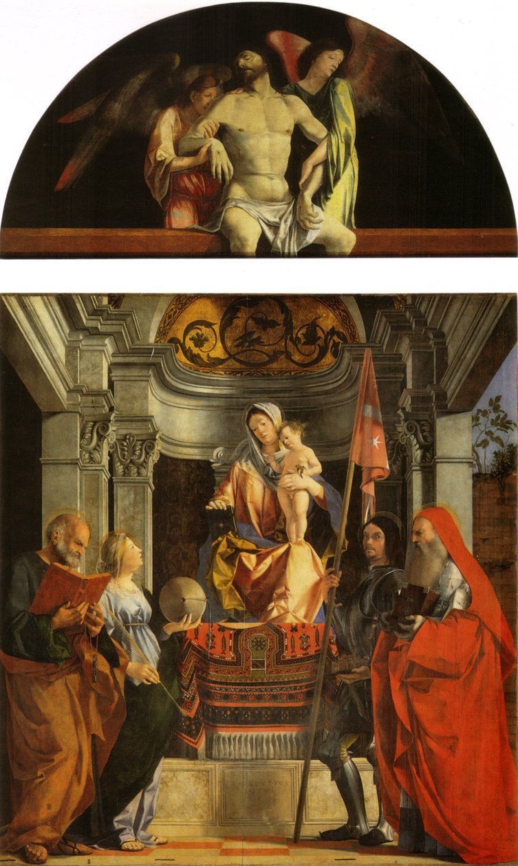 Santa Cristina al Tiveronen alttaritaulu tekijältä Lorenzo Lotto