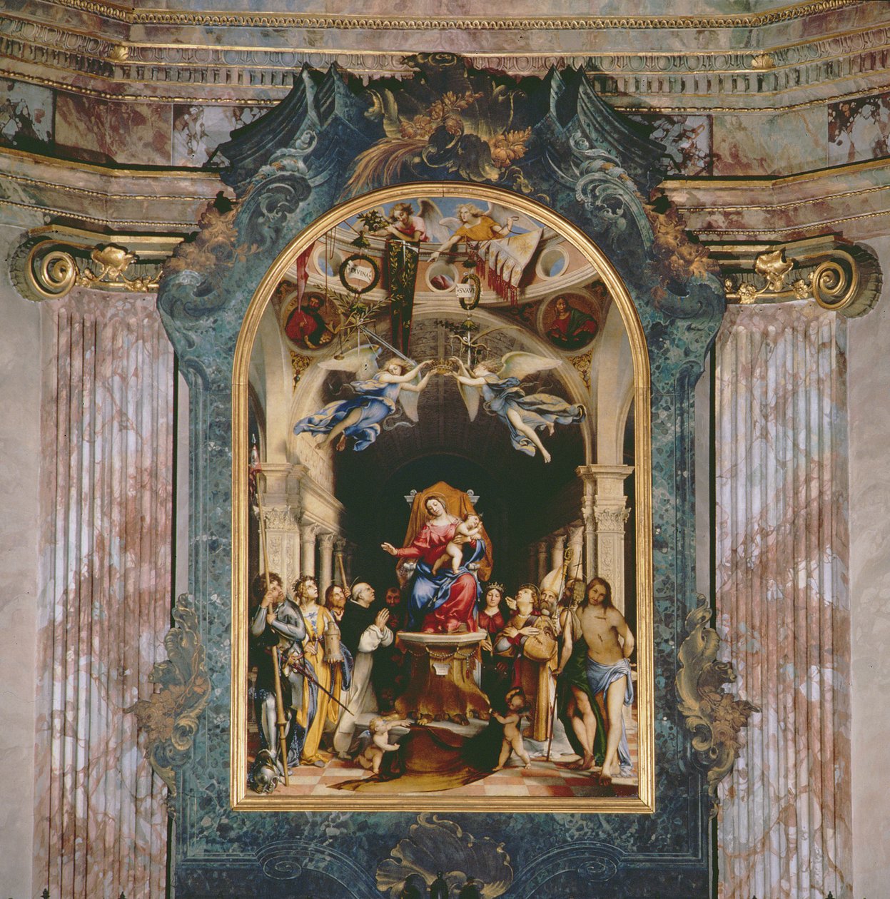 Martinengon alttaritaulu, 1513-1616 tekijältä Lorenzo Lotto