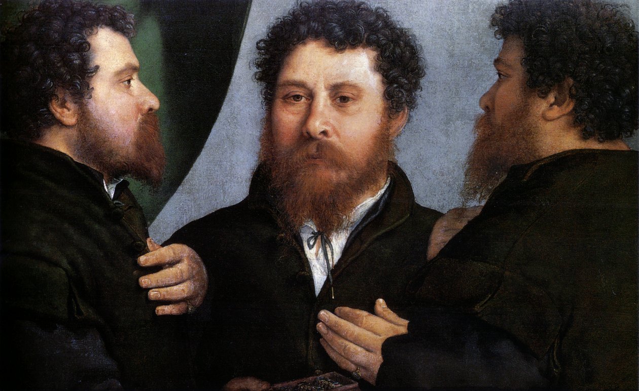 Kultaseppämuotokuva (Bartolomeo Carpan) tekijältä Lorenzo Lotto