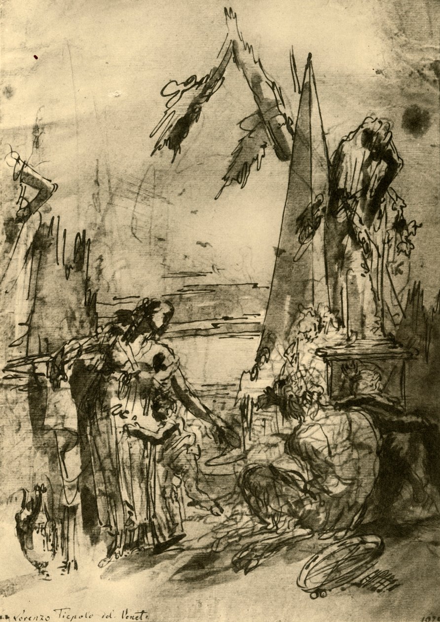 Capriccio, 1700-luvun puoliväli, 1928 tekijältä Lorenzo Tiepolo