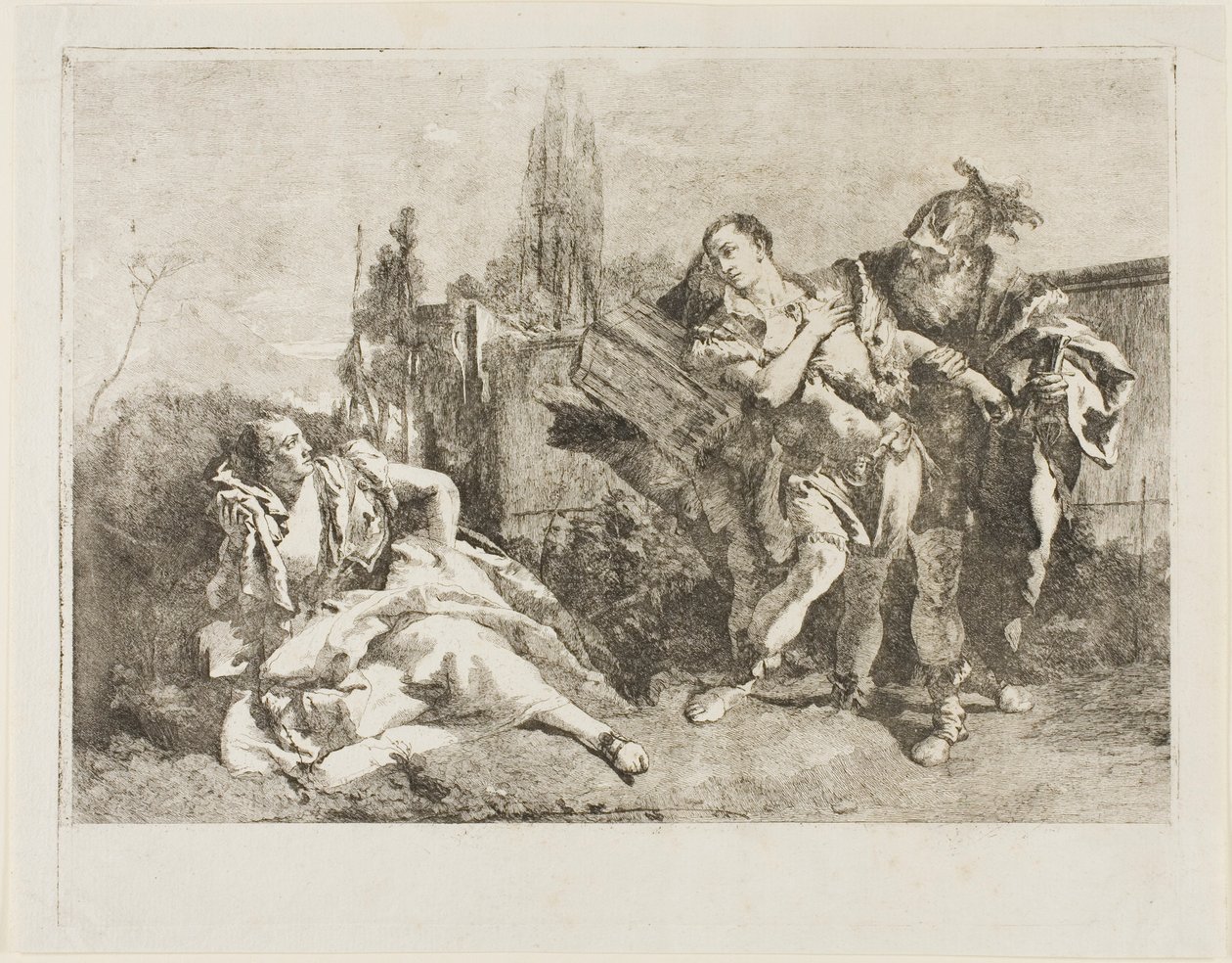 Rinaldo jättää Armidan tekijältä Lorenzo Tiepolo