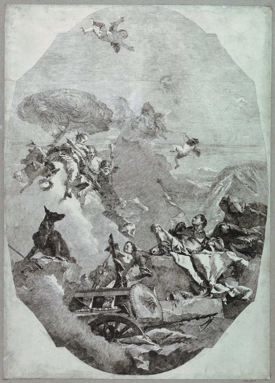 Marsin voitto tekijältä Lorenzo Tiepolo
