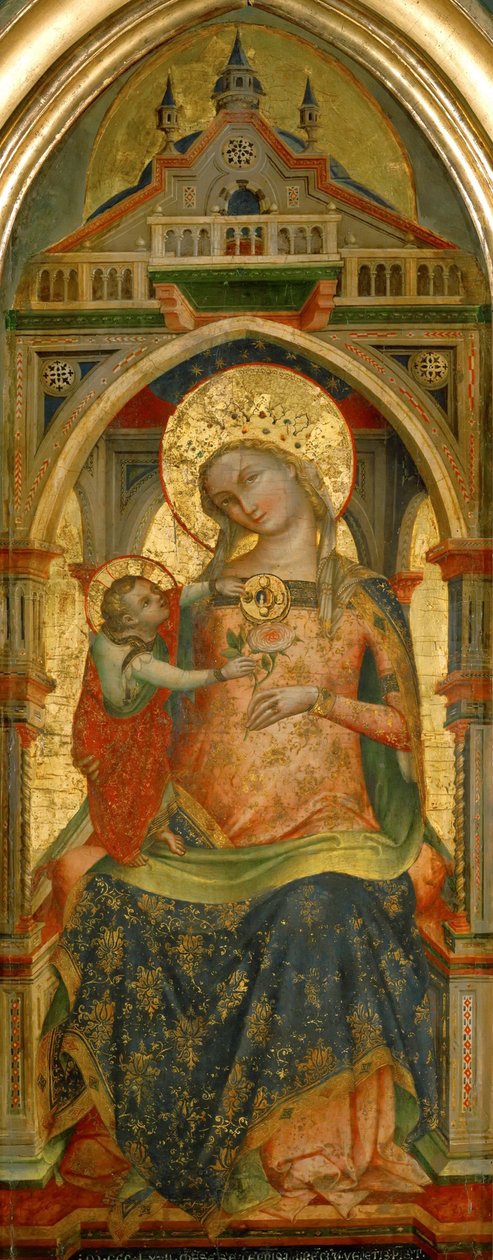 Madonna ja lapsi, 1372. tekijältä Lorenzo Veneziano