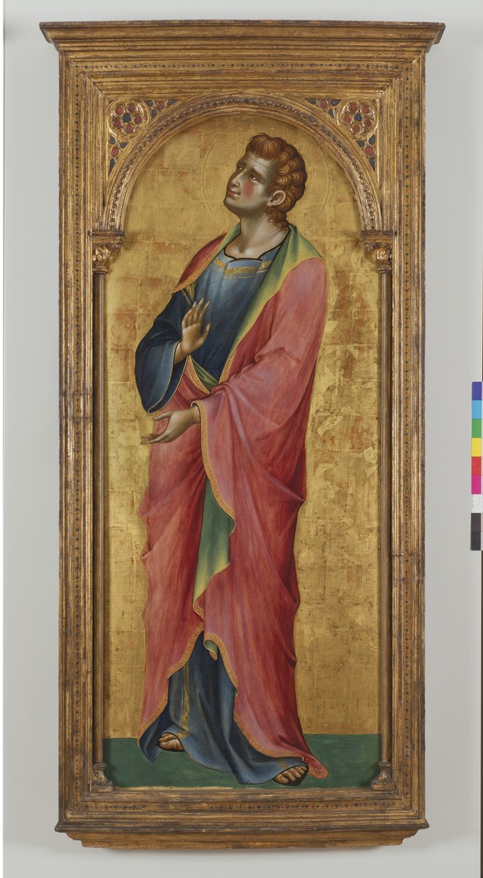 Pyhä Johannes Evankelista, 1355-57 tekijältä Lorenzo Veneziano
