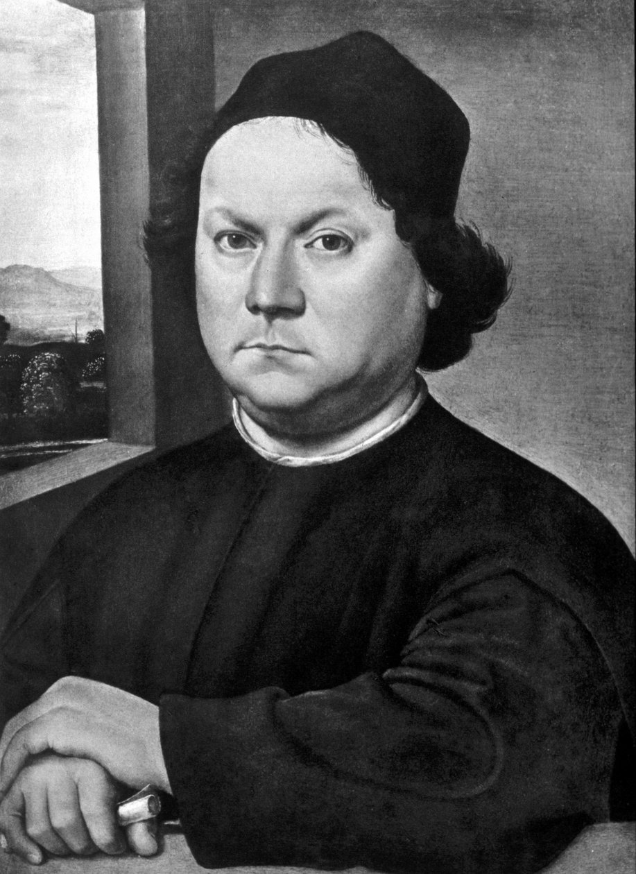 Lorenzo di Credin muotokuva Andrea del Verrocchiosta. 1485 ympäristössä. Musee des Offices, Firenze tekijältä Lorenzo di Credi