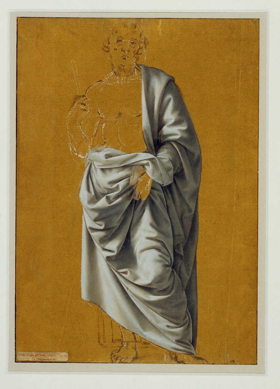Pyhän Bartolomeuksen hahmon draperia koskeva tutkimus ... tekijältä Lorenzo di Credi