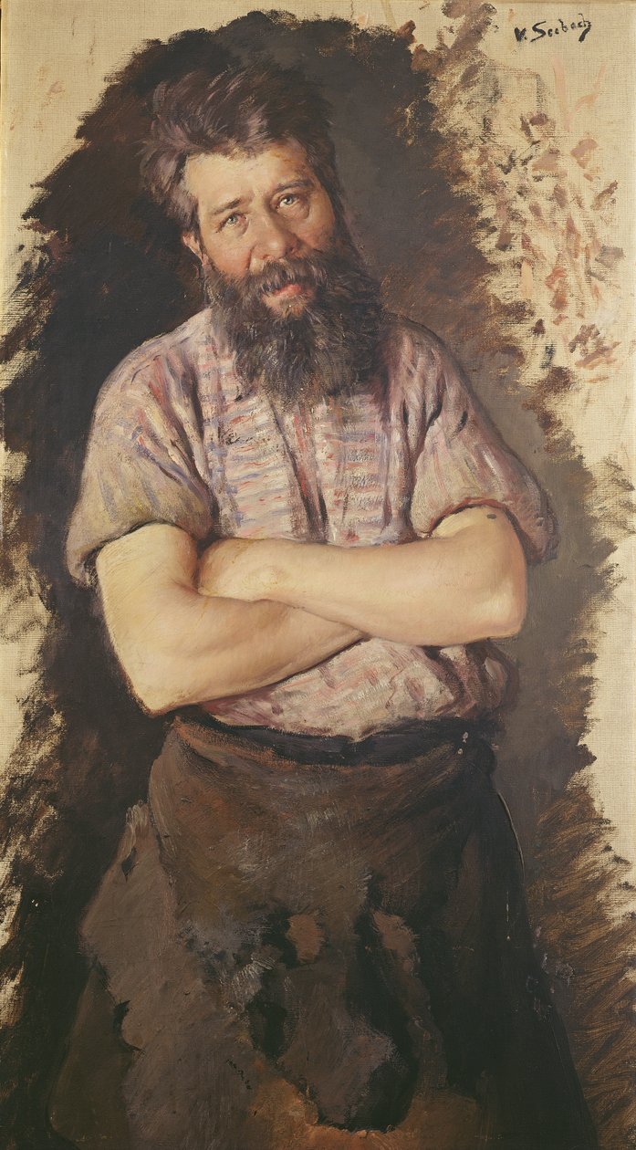Sepän muotokuva tekijältä Lothar von Seebach