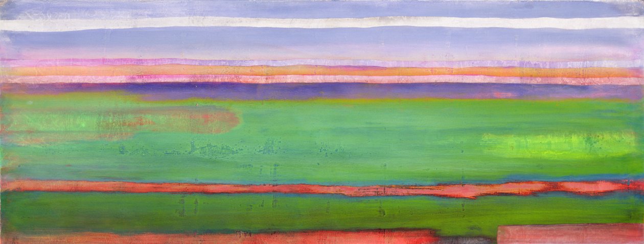Ennakointi, 2001 (öljy ja sellakka gessolla paneelissa) tekijältä Lou Gibbs