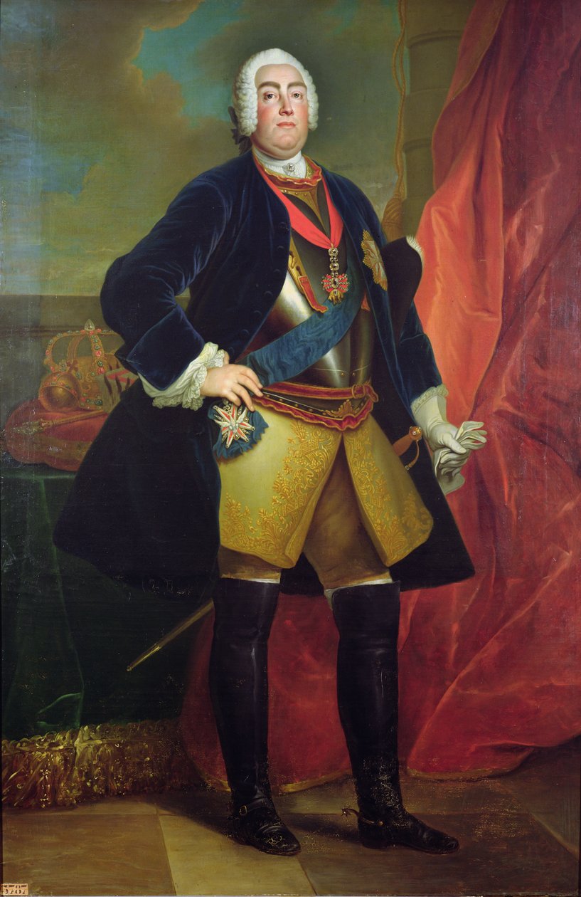 Frederick Augustus II (1696-1763) Saksin vaaliruhtinas tekijältä Louis de Silvestre