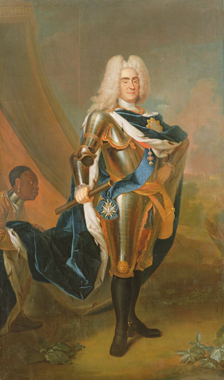 Puolan kuningas Augustus II ennen vuotta 1730 tekijältä Louis de Silvestre