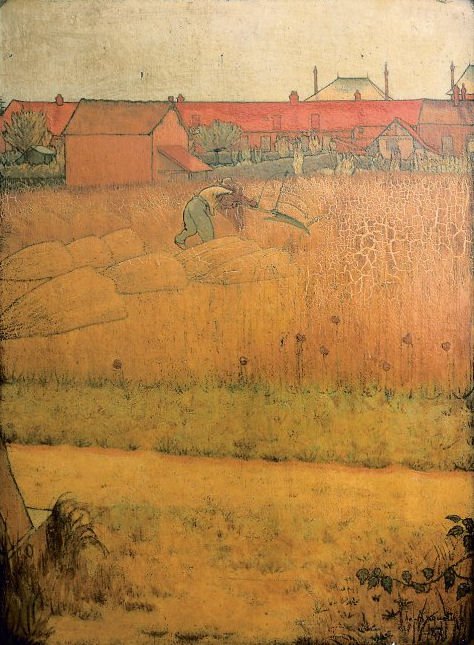 Le FauchernCatala: El segadorn Englanti: The Harvest, or Mower at Noon reapern tekijältä Louis Anquetin