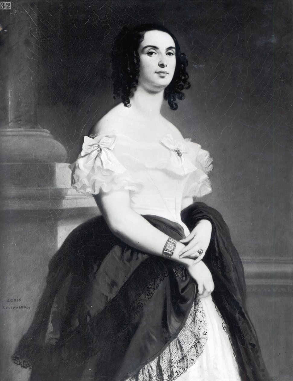 Adele Foucher (1803-68) 1839 tekijältä Louis Boulanger