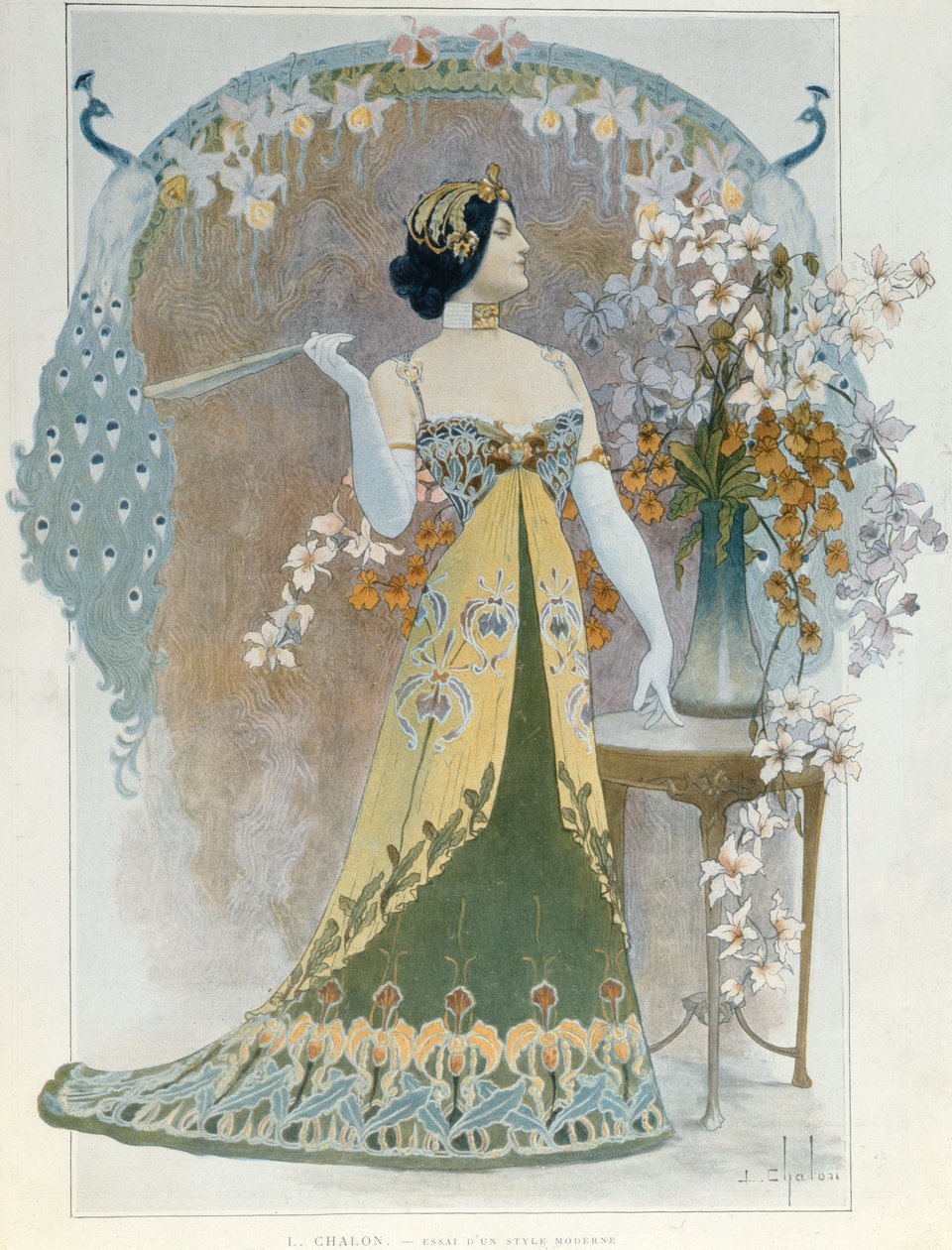 Essee modernista tyylistä, n. 1899 tekijältä Louis Chalon
