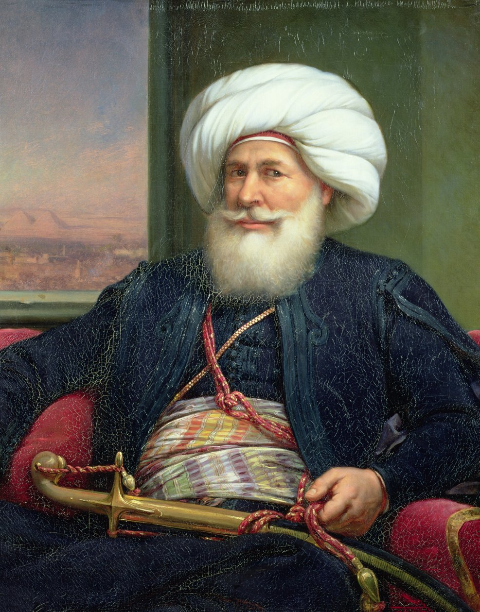 Mehemet Ali (1769-1849), 1840 tekijältä Louis Charles Auguste Couder