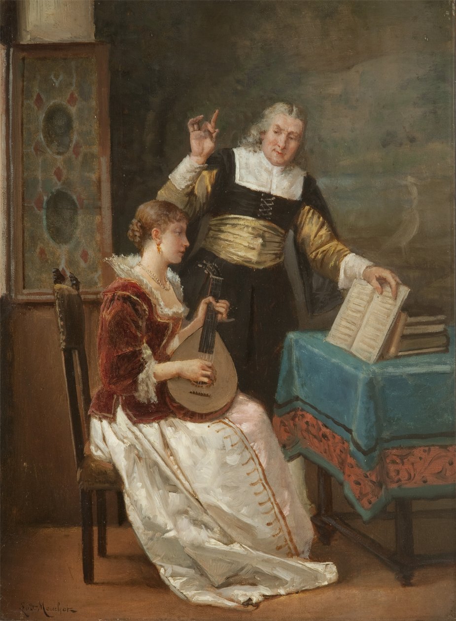 Musiikin mestari tekijältä Louis Claude Mouchot