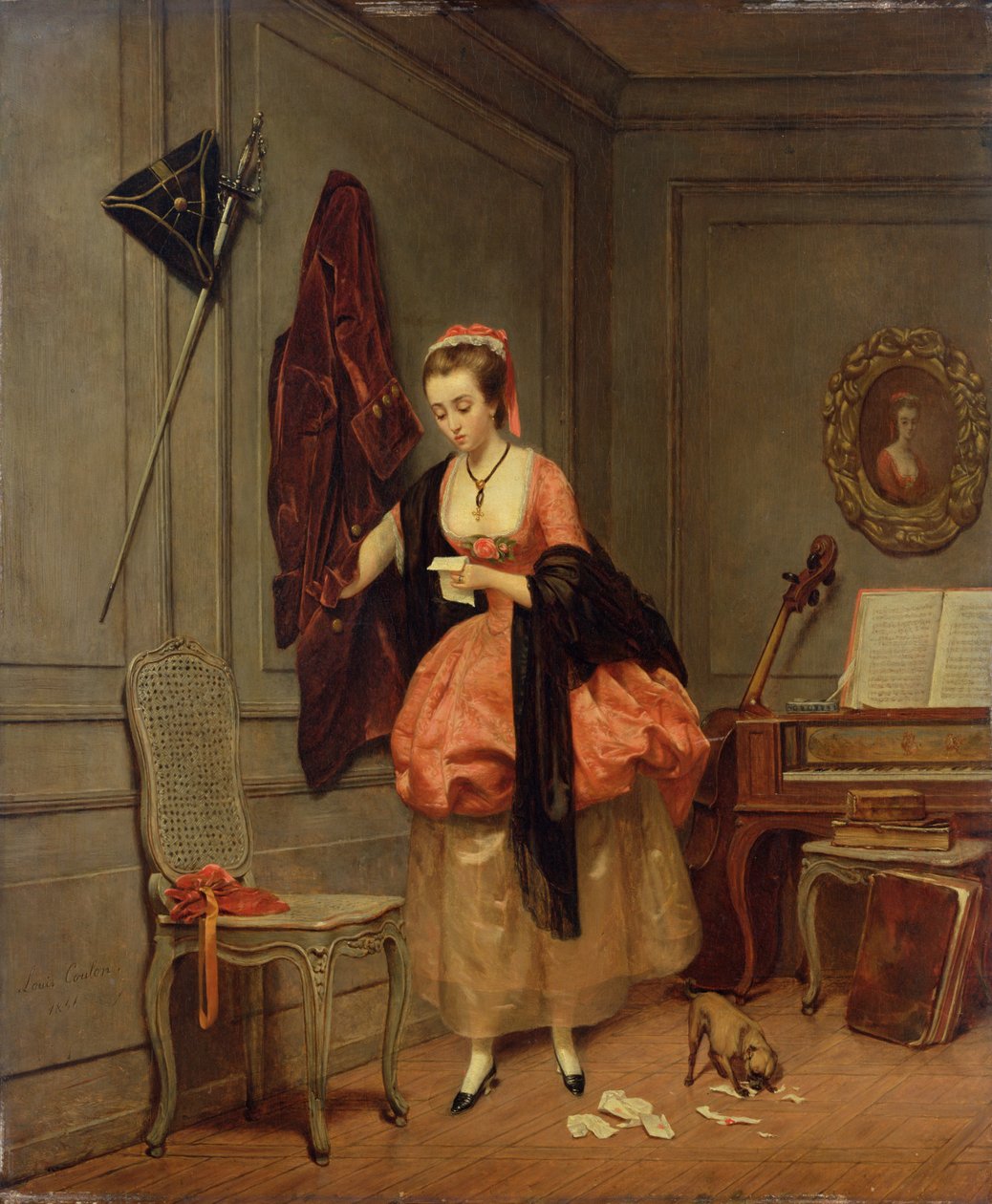 Rakastettu emäntä, 1846 tekijältä Louis Coulon