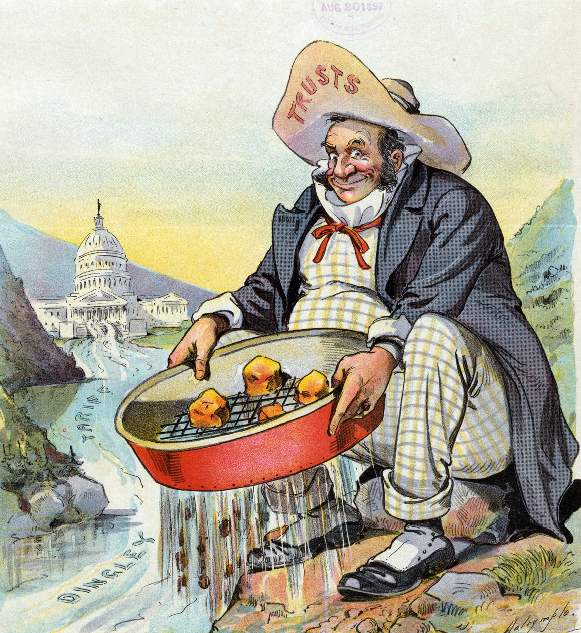 Parempi kuin Klondike!, 1897 tekijältä Louis Dalrymple