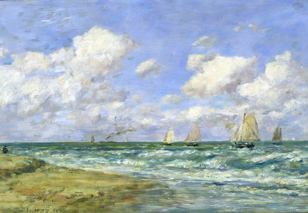 Merimaisema, 1894 tekijältä Eugene Louis Boudin