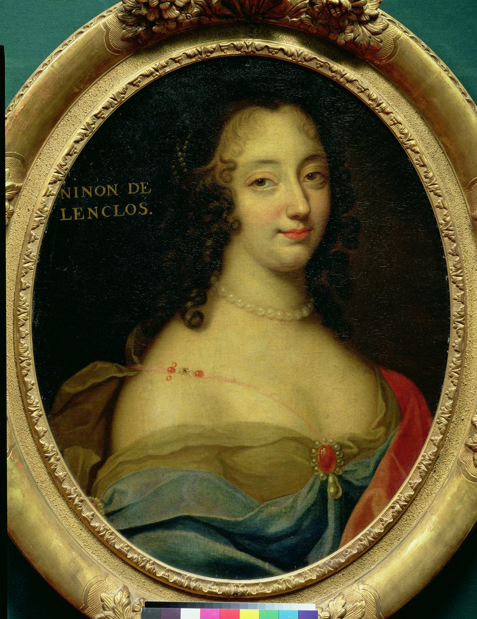 Ninon de Lencloksen (1620-1705) muotokuva (katso myös 192133) tekijältä Louis Ferdinand Elle