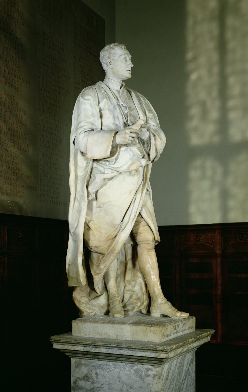 Sir Isaac Newton (1642-1727) (marmori) tekijältä Louis Francois Roubillac
