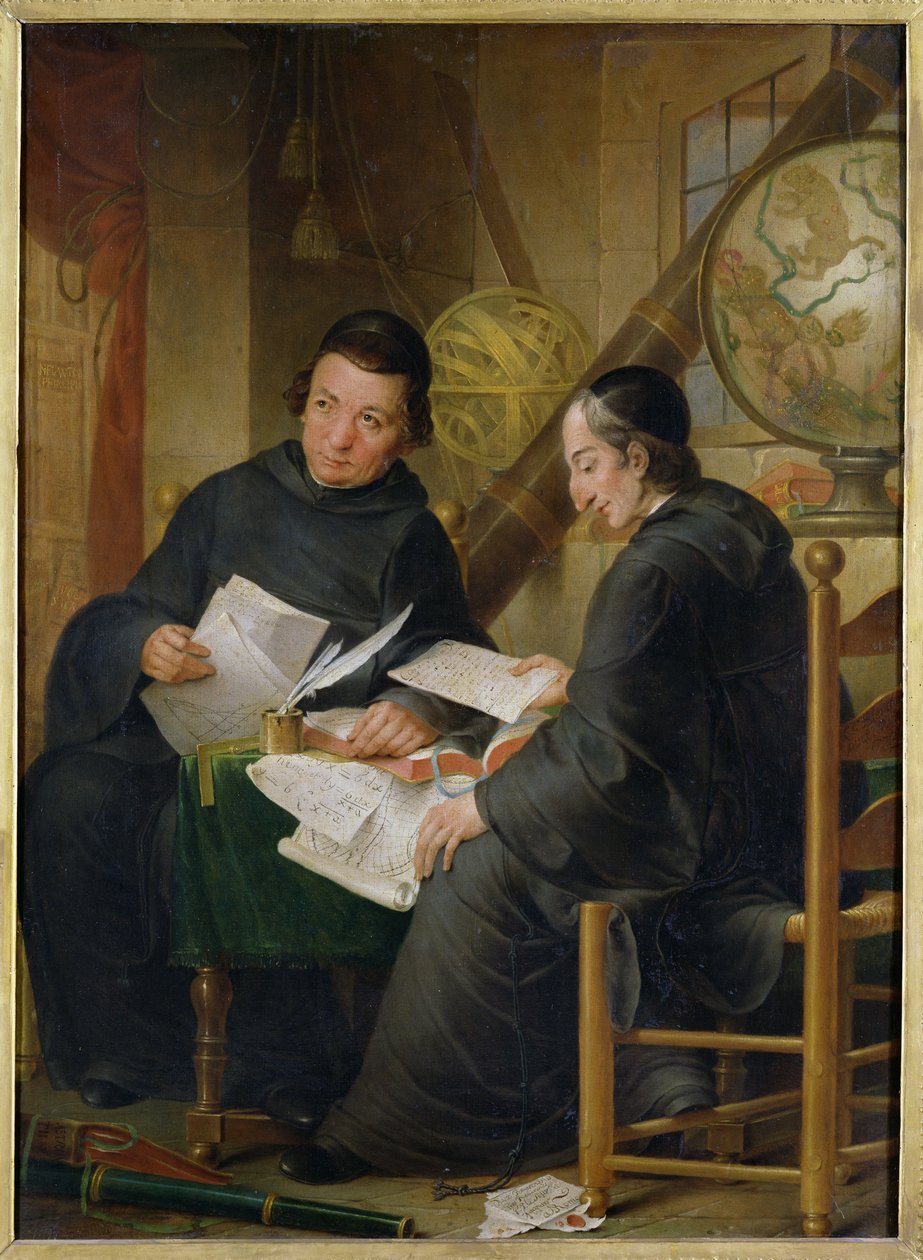 P.P. Leseur ja Francois Jacquier (1711-88) Roomassa, 1772 tekijältä Louis Gabriel Blanchet