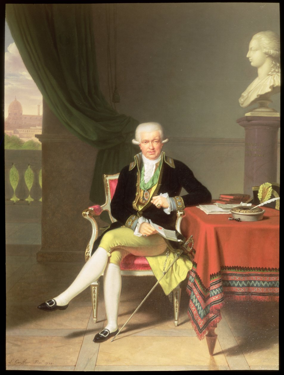 Muotokuva Johan Claes Lagersvardista (1756-1863), 1799 tekijältä Louis Gauffier