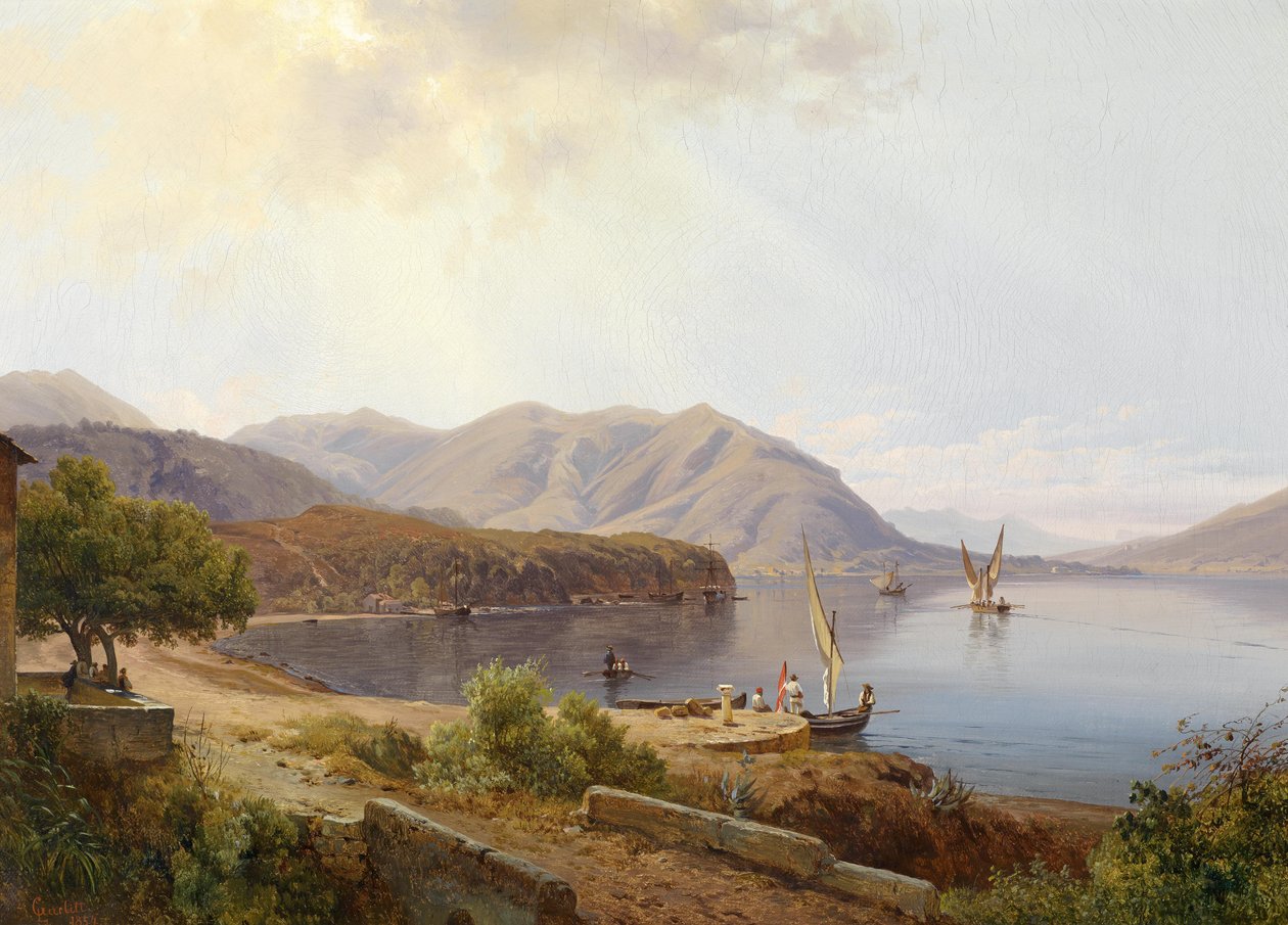 Motiv bei San Felice am Gardasee tekijältä Louis Gurlitt